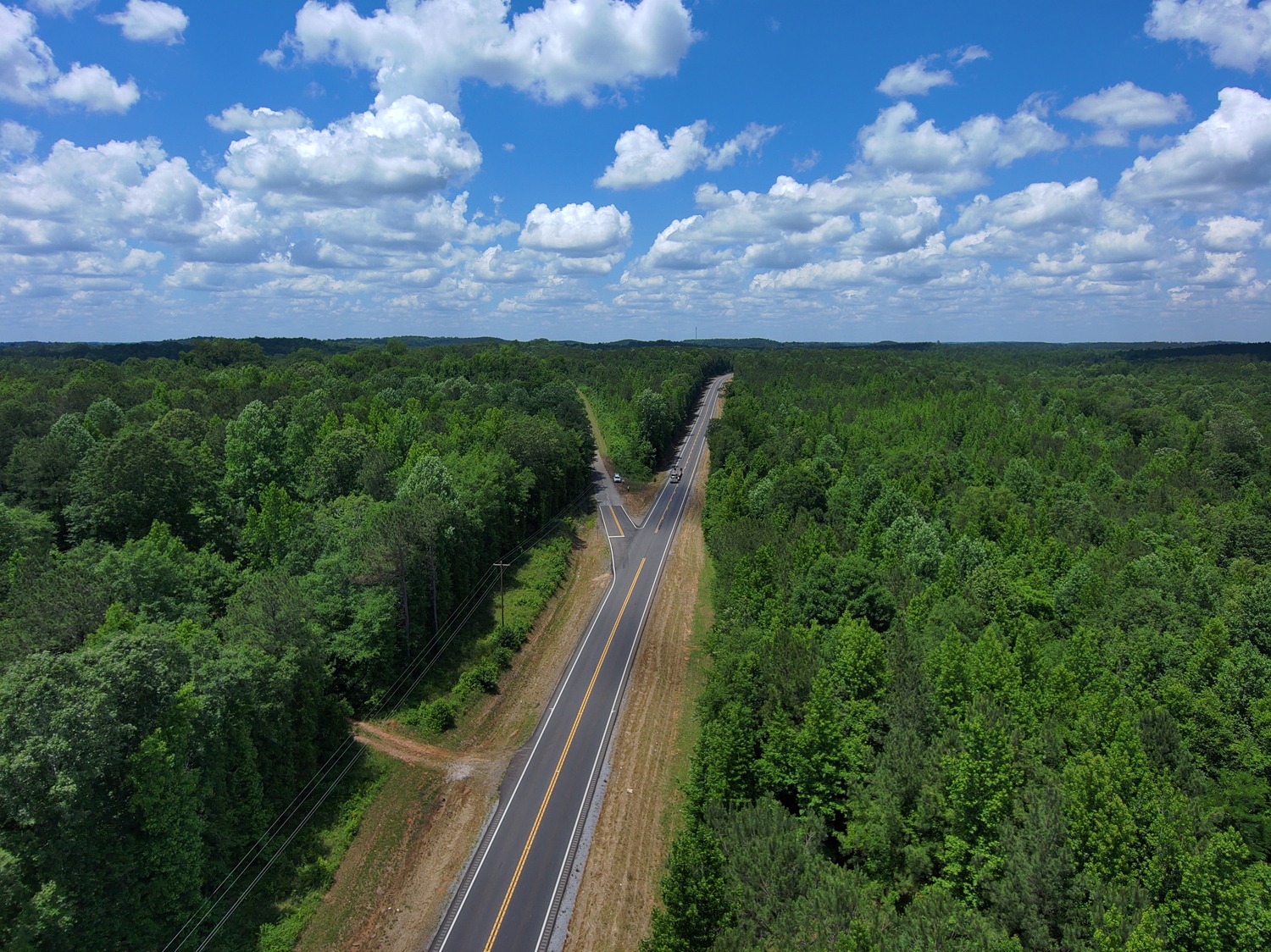 Existing West Alabama Highway; prior to construction